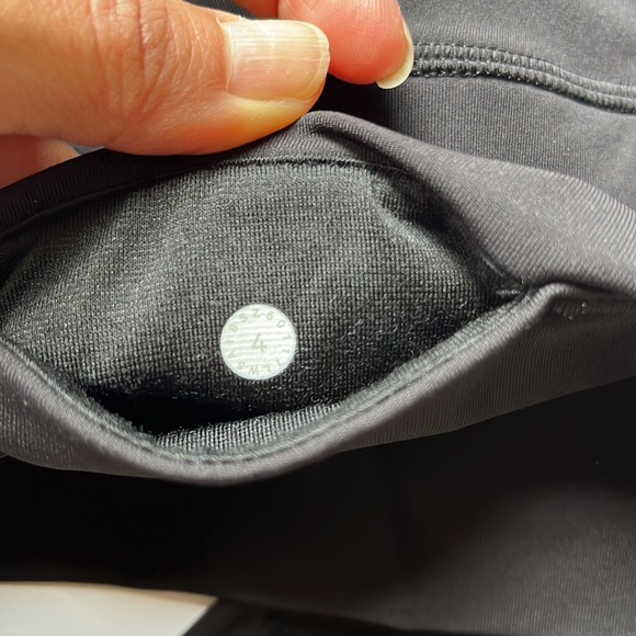 Lululemon Bodycon Tight Mesh Black Leggings Size 4 - Picture 14 of 16